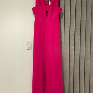 Hot pink maxi dress